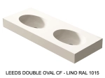 Plan vasque lavabo sur mesure : L 120 à 201 x P 40 à 51 cm, finition lisse mate, 10 couleurs au choix, Anti bactérien, résine Akrytan® teinté dans la masse, Livraison Offerte.